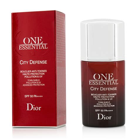 dior one essential city defense spf 50|One Essential City defense toxin shield pollution & uv advanced .